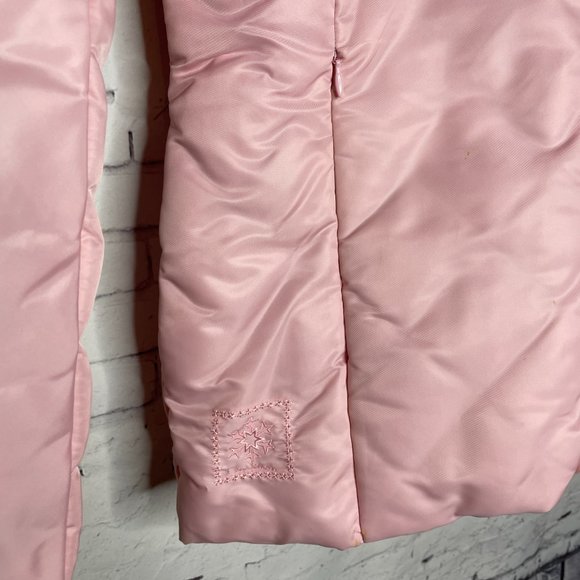 Vintage Junior's Winter Coat 1 Madison Medium M Pink 90's 2000's Puffer Jacket - Picture 2 of 8